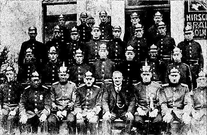 Freiwillige Feuerwehr in Echtz um 1925