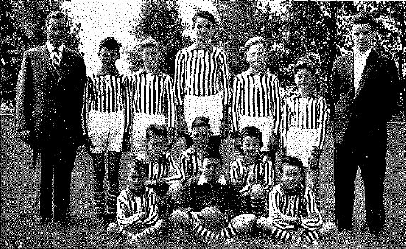 Schülermannschaft lm Jubiläumsjahr 1960