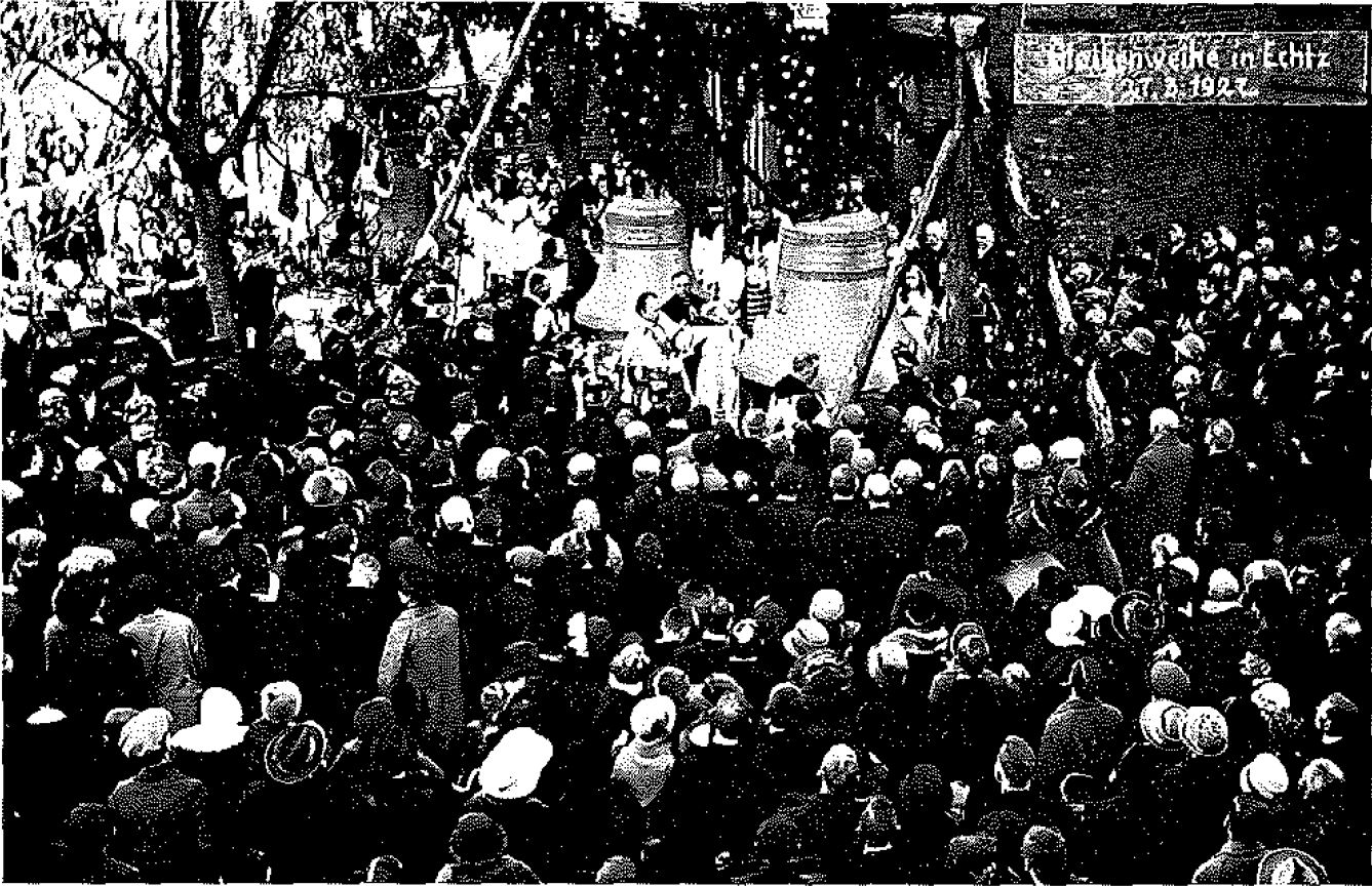 Glockenweihe am 27. März 1927