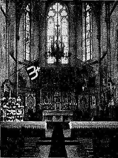 Innenansicht unserer Pfarrkirche vor der Zerstörung