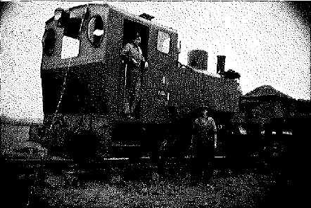 Grubenlok in Grube Alfred 1942